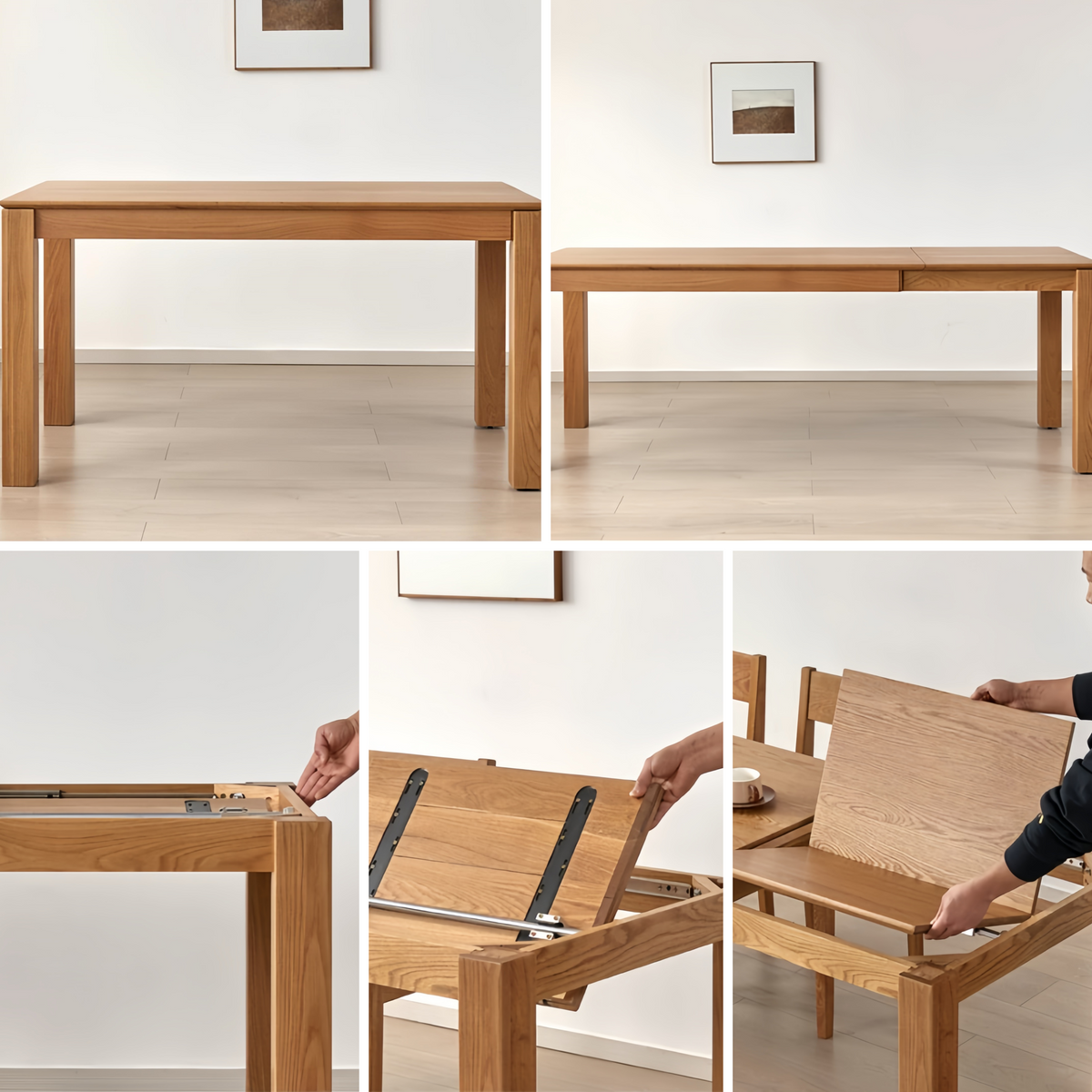 Solid Wood Extendable Dining Table – SPS FURNTIURE