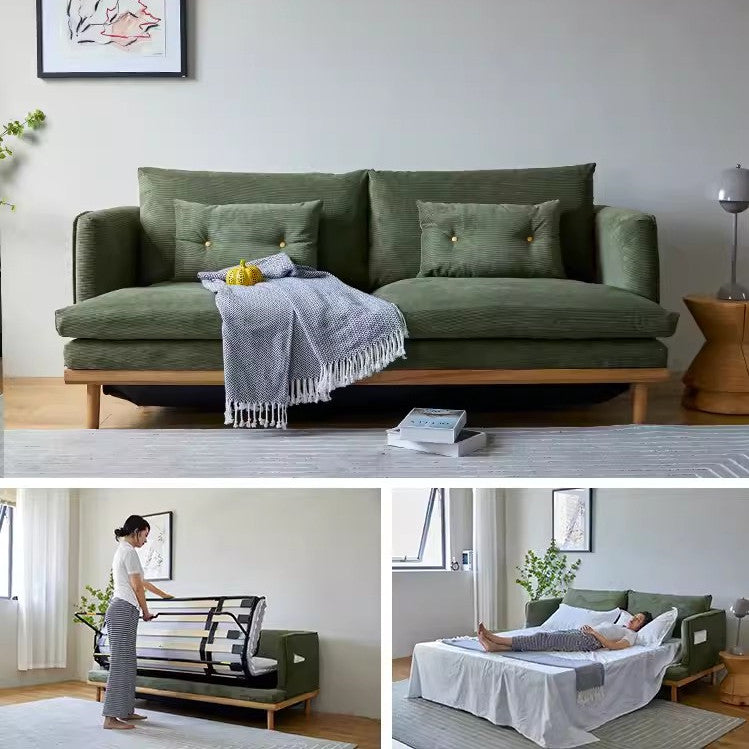 Upholstered Corduroy Sleeper Sofa Bed – SPS FURNTIURE
