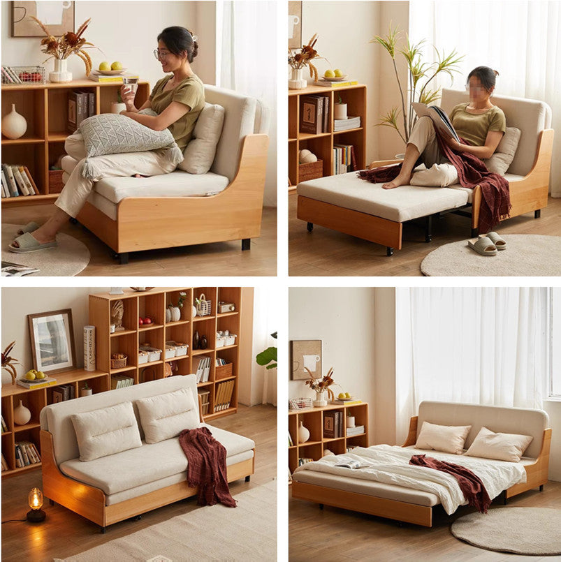Image showcasing Modern Minimalist Sofa Bed – SPS FURNTIURE
