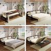 Multifunction Sofa Bed With Foldable Work Desk and Underneath Storage