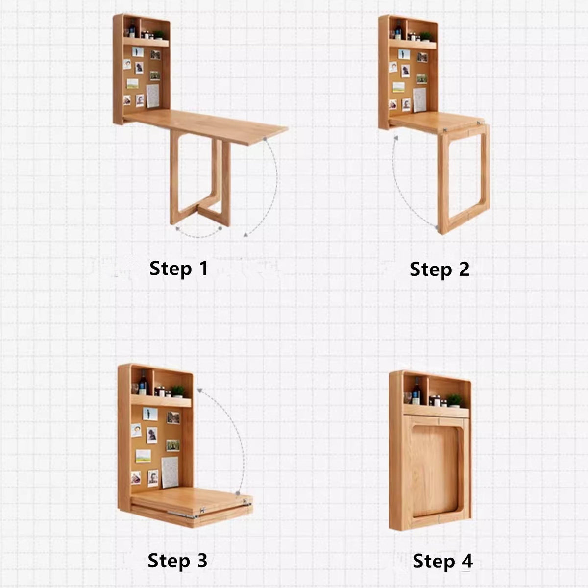 Wall Mounted Folding Desk and Dining Table – SPS FURNTIURE