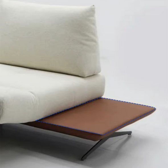 Modern Modular Island Rotating Sofa with Adjustable Armrest and Back Cushion
