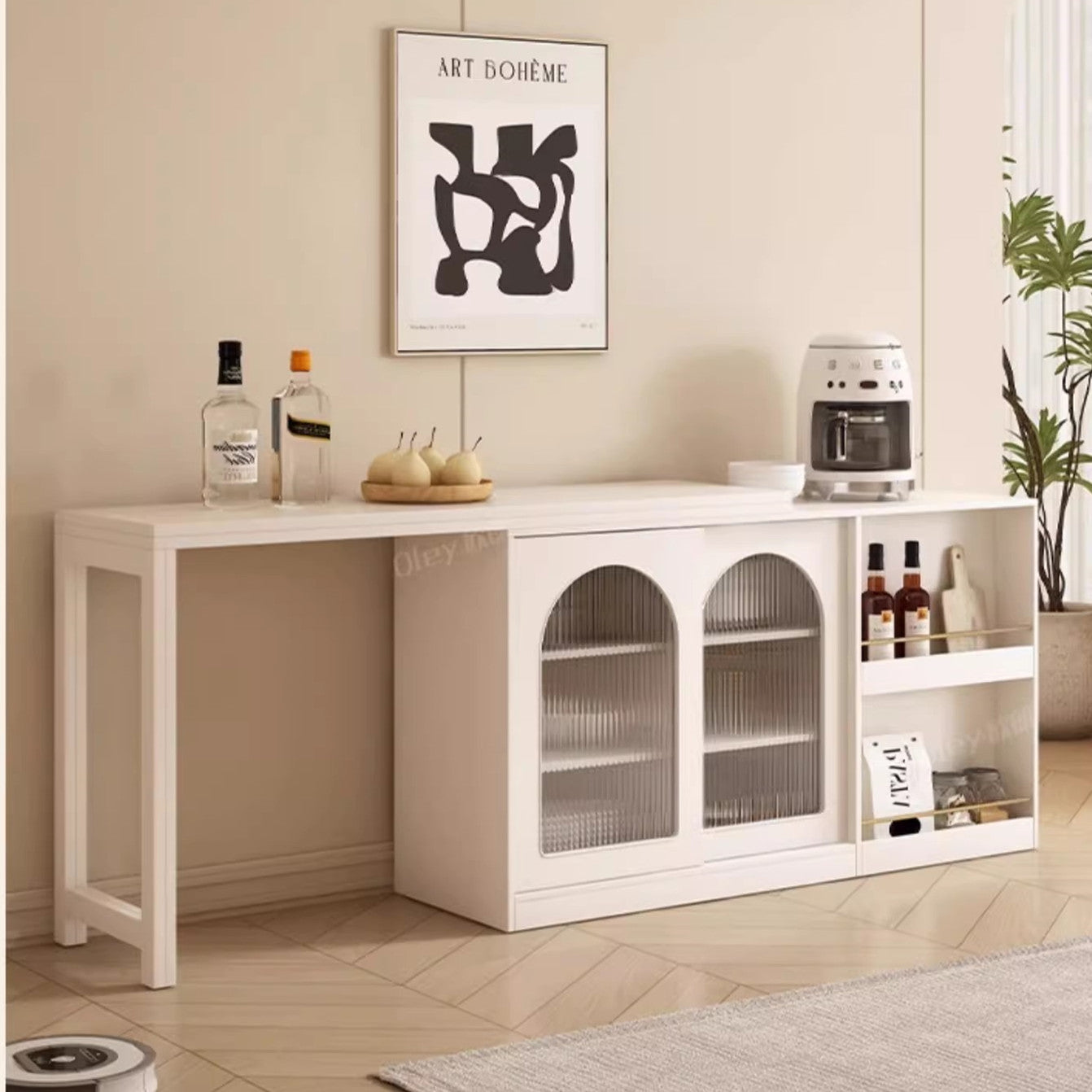 Folding and Expandable Multifunction Dining Table with Hidden Storage ...