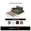 Modern Separate Pull-Out Sofa Bed with Armrest End Table