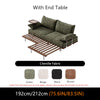 Modern Separate Pull-Out Sofa Bed with Armrest End Table