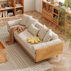Japandi Solid Wood Frame Sofa Bed