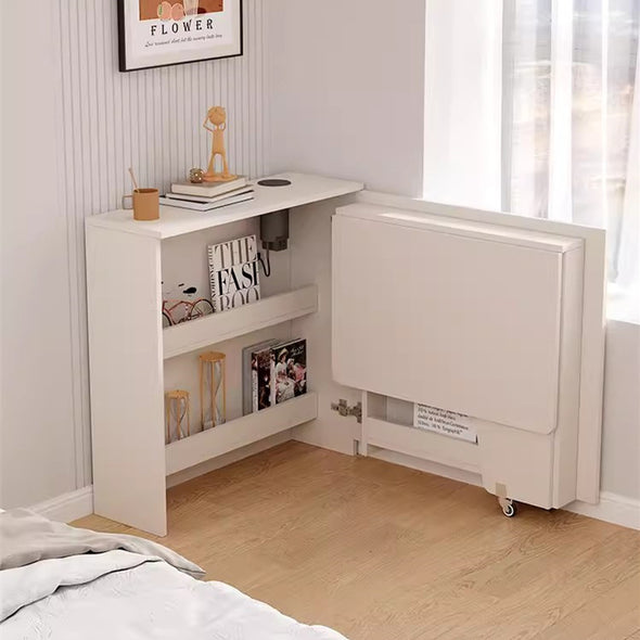 Foldable Corner Cabinet Desk