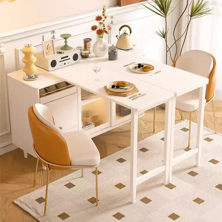 Erweiterbarer und klappbarer Esstisch mit Sideboard-Schrank – SPS FURNTIURE