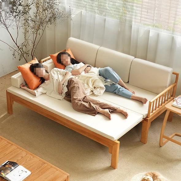 Multifunction Solid Wood Arhat Sofa Bed