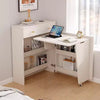 Foldable Corner Cabinet Desk