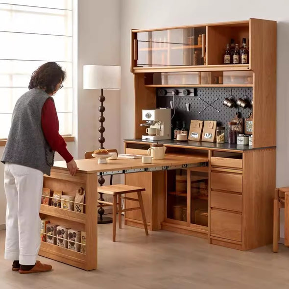 Sideboard Cabinet with Extendable Table