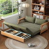 Multifunctional Corduroy Fabric Sofa Bed With Underneath Storage