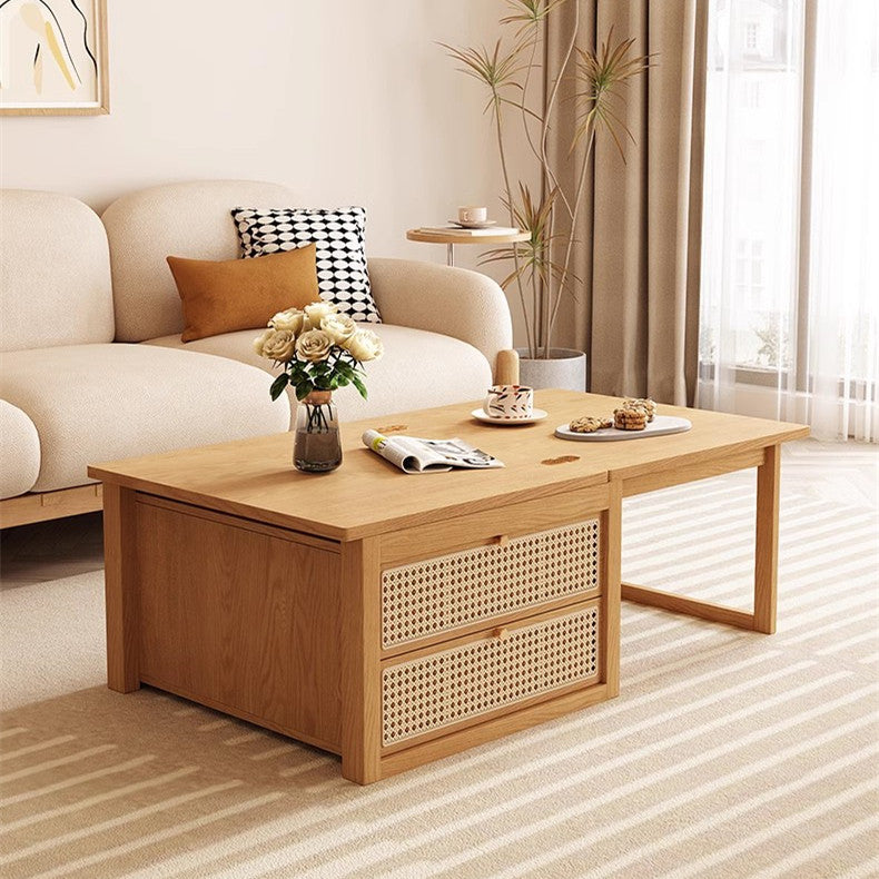 Deformable Combination Coffee Table With 2 Storage Drawers – SPS FURNTIURE