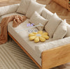 Japandi Solid Wood Frame Sofa Bed