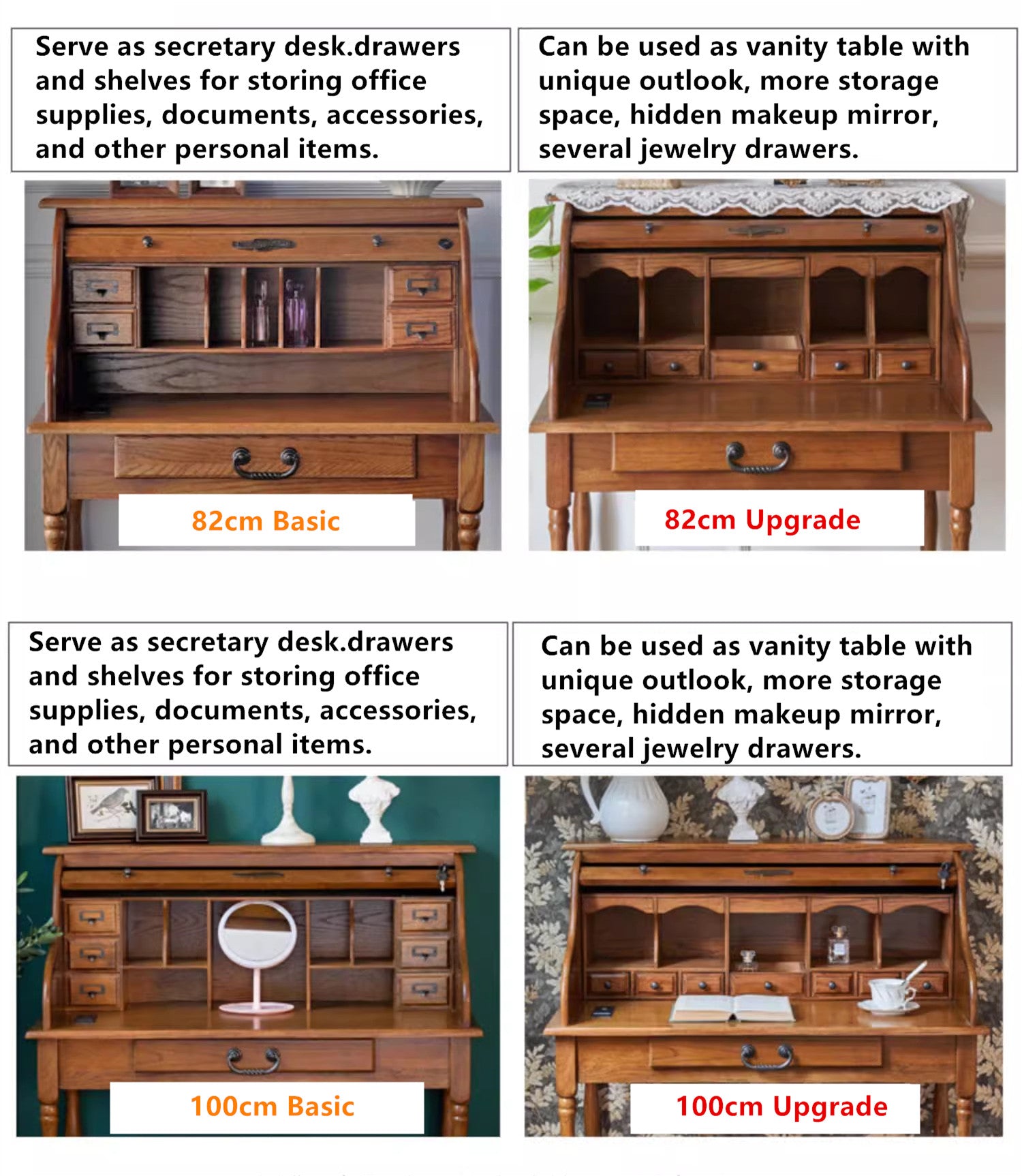 Toilette Vanità Top Star Per Bambine - Con Specchio, Sedia E 12 Accessori, Tema Unicorno - Foto 8