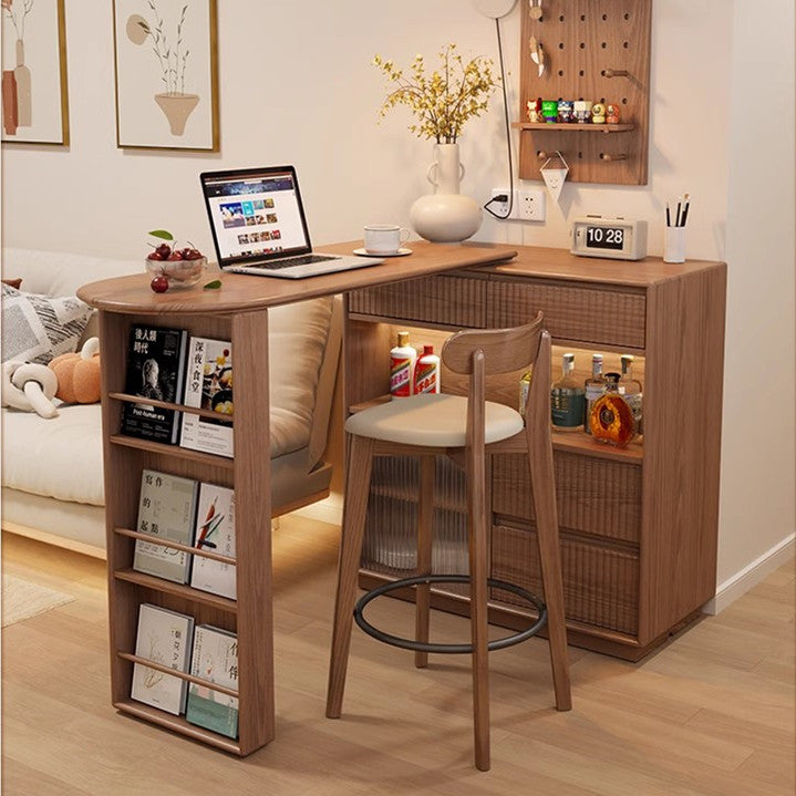 360 Degree Rotating Bar Table With Cabinet and Stools – SPS FURNTIURE