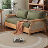 Multifunctional Corduroy Fabric Sofa Bed With Underneath Storage