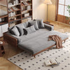 New and Upgrade SERENIT Solid Wood Frame Sofa Bed