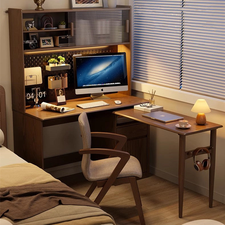 Space Saving Work Station with Pegboard and Rotating Desk – SPS FURNTIURE