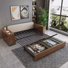 Multifunction Sofa Bed with Gongfu Tea Table Armrest and Underneath Storage