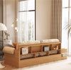 Multifunction Fabric High Box Storage Sofa