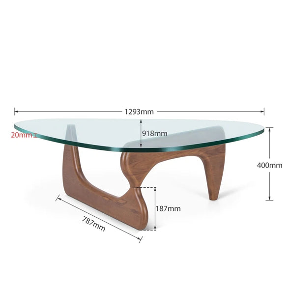 Minimalist Tempered Glass Coffee Table