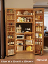 Solid Wood Double Door Kitchen Pantry Cabinet