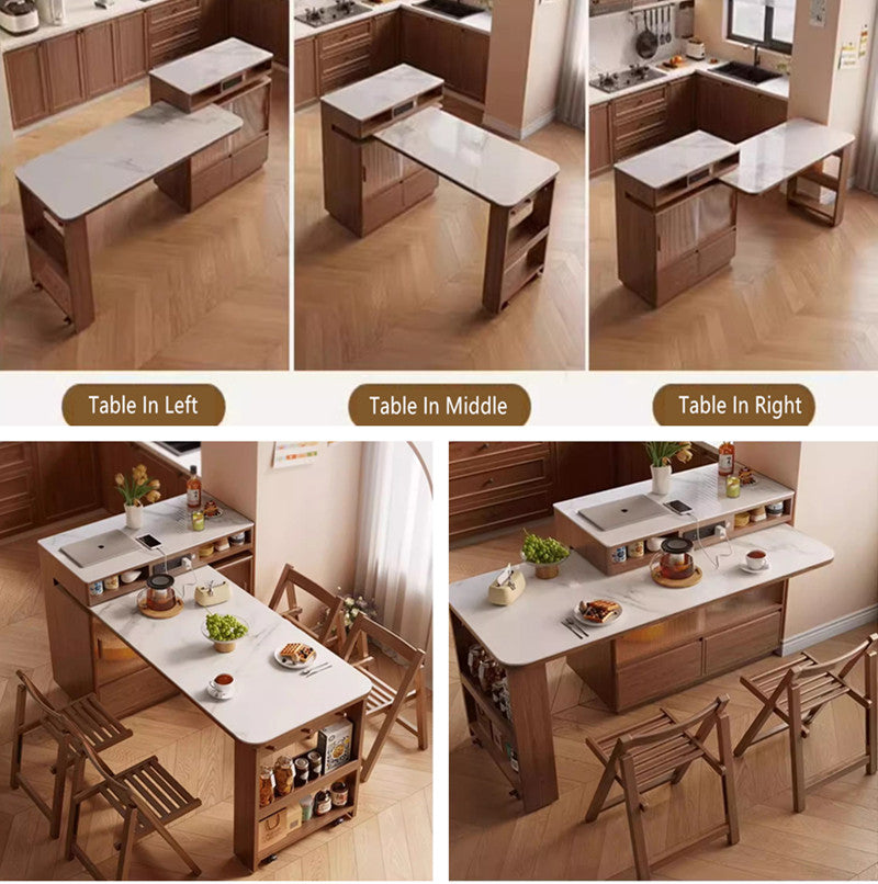 Rotating Kitchen Island Table: Enhance Space and Style with Smart Design