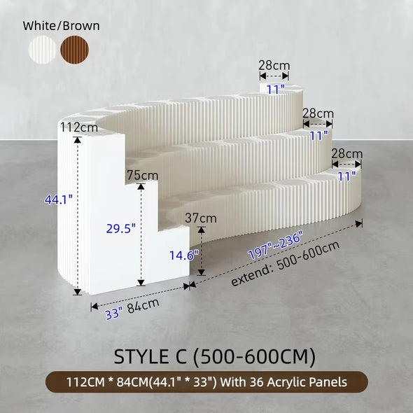 Extendable Craft Paper Honeycomb Structure Display Rack – SPS FURNTIURE