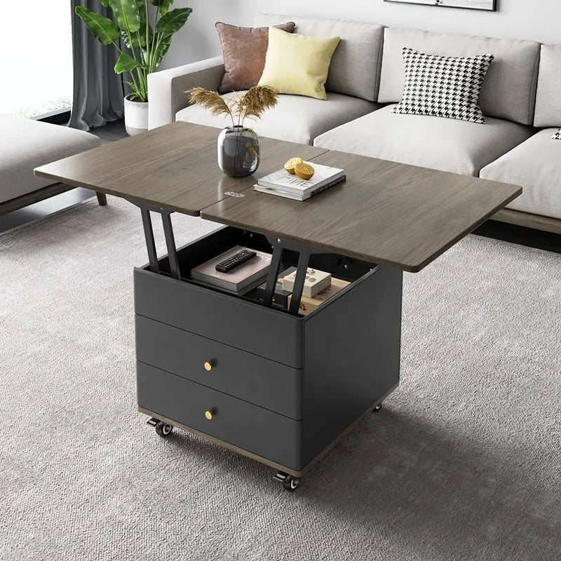 Expandable Coffee Table With Storage