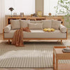 Japandi Solid Wood Frame Sofa Bed