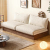 Japandi YUNJIAN Pull Out Solid Wood Frame Sofa Bed