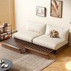 Japandi YUNJIAN Pull Out Solid Wood Frame Sofa Bed