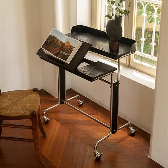 Liftable and Adjustable Desk with Universal Wheels