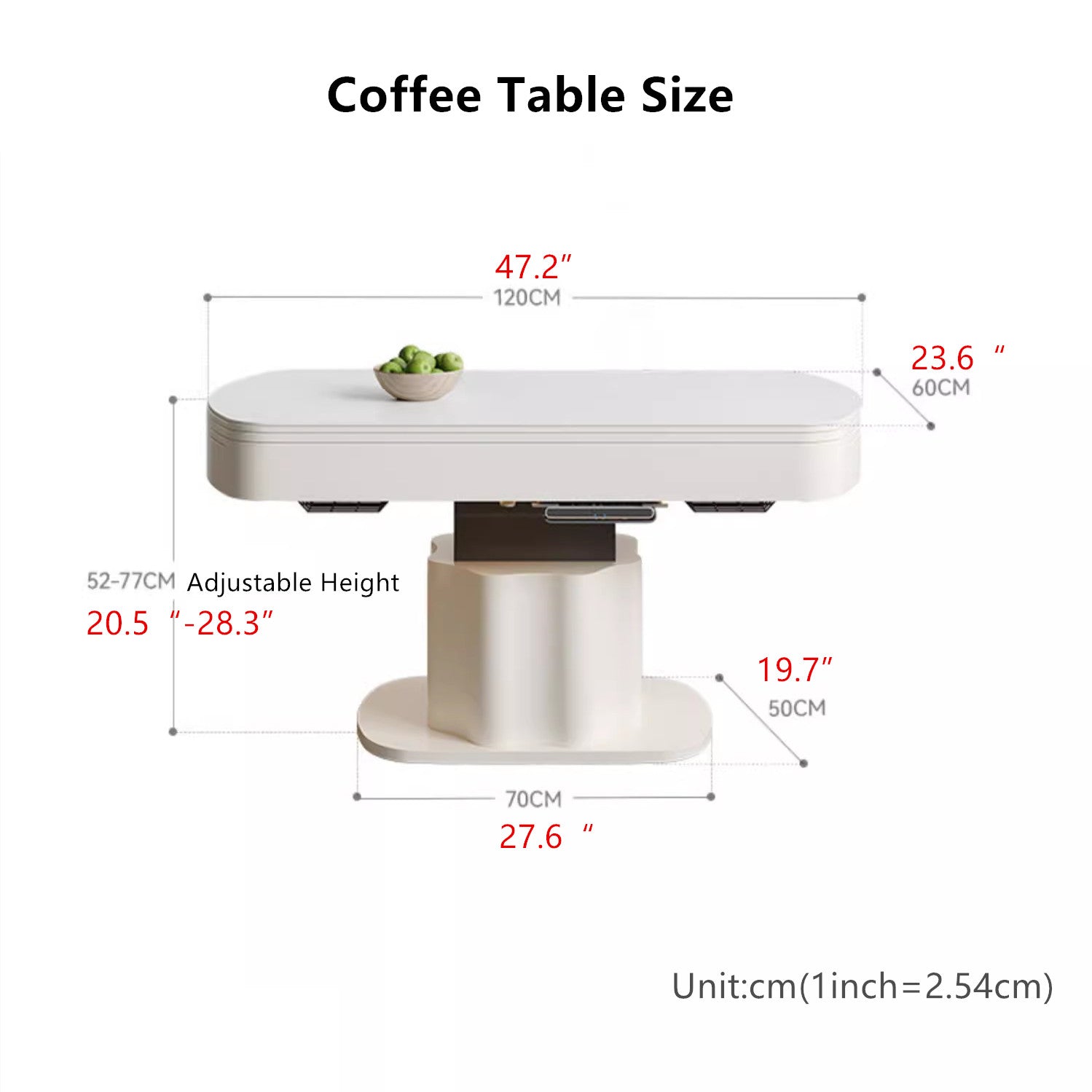 Liftable Liftable and Expandable Coffee Table – SPS FURNTIURE