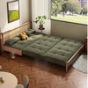 Metal Frame Corduroy Fabric Sofa Bed with Underneath Storage