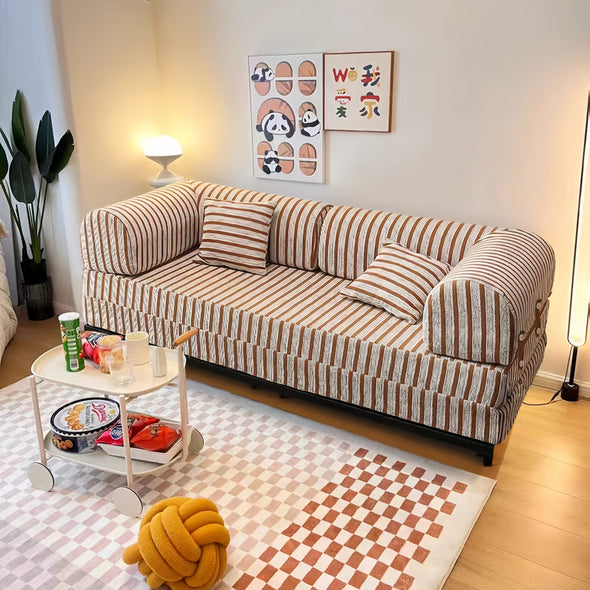 Metal Frame Corduroy Fabric Upholstered Sofa Bed – SPS FURNTIURE