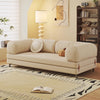Metal Frame Corduroy Fabric Upholstered Sofa Bed