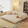 Metal Frame Corduroy Fabric Upholstered Sofa Bed