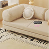 Metal Frame Corduroy Fabric Upholstered Sofa Bed