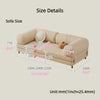 Metal Frame Corduroy Fabric Upholstered Sofa Bed