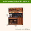 Modern Multi-Functional Buxus Boxwood Sideboard Cabinet