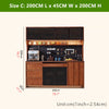 Modern Multi-Functional Buxus Boxwood Sideboard Cabinet