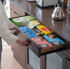 Multipurpose Sideboard Cabinet with Rotating Tabletop