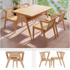 Space Saver Solid Wood Table with 2 Chairs Set