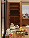 Solid Wood Double Door Kitchen Pantry Cabinet