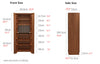 Solid Wood Double Door Kitchen Pantry Cabinet