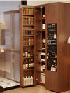 Solid Wood Double Door Kitchen Pantry Cabinet