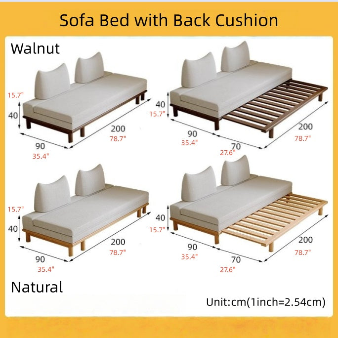 Canapé combiné sans structure convertible en lit tatami taupe pour salon chambre appartement pliant
