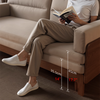 DM Solid Wood Frame Pull-Out Sofa Bed